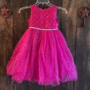Marmellata Pink Tulle Sparkle Dress